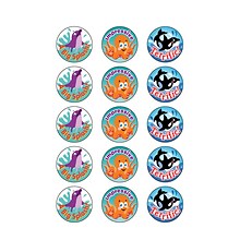 TREND Sea Animals/Blueberry Stinky Stickers®, 60 Per Pack, 6 Packs (T-6416-6)