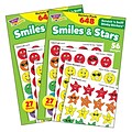 TREND Smiles & Stars Stinky Stickers® Variety Pack, 648/Pack, 2 Packs (T-83905-2)