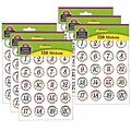 Teacher Created Resources Confetti Numbers Stickers, 120 Per Pack, 6 Packs (TCR5574-6)