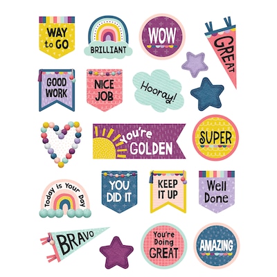Teacher Created Resources® Oh Happy Day Stickers, 120/Pack, 12 Packs (TCR9054-12)