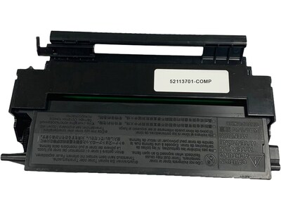 Globe Compatible Black High Yield Toner Cartridge Replacement for OKI (52113701)