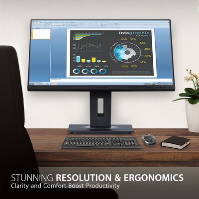 ViewSonic 27 1080p IPS LED Ergonomics Monitor, Black (VG2755)