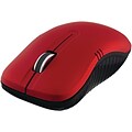 Verbatim Commuter Series Wireless Notebook Optical Mouse, Matte Red (99767)