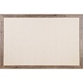 U Brands Linen Bulletin Board, Wood Frame, 3 x 2 (4891U00-01)