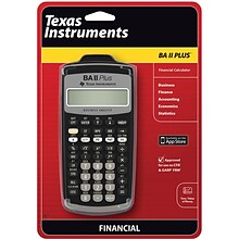 Texas Instruments BA II PLUS 10 Digit Financial Calculator