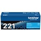 Brother TN-221 Cyan Standard Yield Toner Cartridge, Print Up to 1,400 Pages (TN221C)