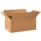 Quill Brand 22" x 12" x 10" Corrugated Shipping Boxes, 200#/ECT-32 Mullen Rated Corrugated, Pack of 20, (221210)
