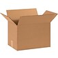 Quill Brand 15" x 10" x 10" Corrugated Shipping Boxes, 200#/ECT-32 Mullen Rated Corrugated, Pack of 25, (151010)