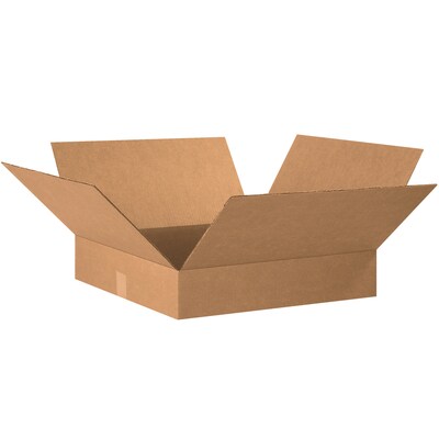 SI Products 20 x 20 x 4 Corrugated Shipping Boxes, 200#/ECT-32 Mullen Rated Corrugated, Pack of 1