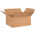 SI Products 26 x 20 x 12 Multi-Depth Shipping Boxes, 200#/ECT-32 Mullen Rated Corrugated, Pack of