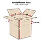 SI Products 26" x 20" x 12" Multi-Depth Shipping Boxes, 200#/ECT-32 Mullen Rated Corrugated, Pack of 10, (MD262012)