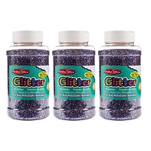 CLI Creative Arts Glitter, 1 lb. Bottle, Multi-Color, Pack of 3 (CHL41100-3)