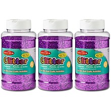 CLI Creative Arts Glitter, 1 lb. Bottle, Purple, Pack of 3 (CHL41160-3)