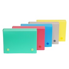 C-Line® 4 x 6 Index Card Case, Assorted Tropic Colors (No Color Choice), Pack of 12 (CLI58046-12)