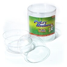 Fun Science Petri Dishes, Extra Deep, 4 Per Pack, 2 Packs (FI-PLG2-2)