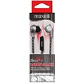 Maxell Bass13 Metallic Earbuds with Mic & Volume Control, Pack of 2 (MAX199600-2)