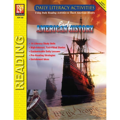 Remedia Publications Daily Literacy Activities: Early American History Reading