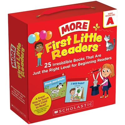First Little Readers: More Guided Reading Level A Books Parent Pack, 25 Book Set (9781338717396)