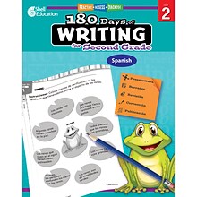 180 Days of Writing for Second Grade (Spanish) By Shell Education, Paperback (9781087643045)