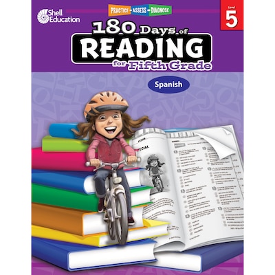 180 Days of Reading for Fifth Grade (Spanish) By Shell Education, Paperback (9781087648781)