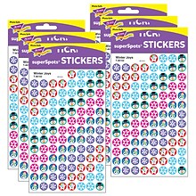 TREND Winter Joys superSpots Stickers, 800 Per Pack, 6 Packs (T-46152-6)