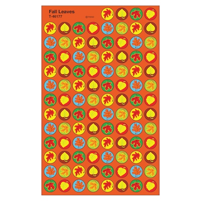 TREND Fall Leaves superSpots Stickers, 800 Per Pack, 6 Packs (T-46177-6)