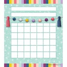 Teacher Created Resources Incentive Chart, 17 x 22, Oh Happy Day, Pack of 6 (TCR9047-6)