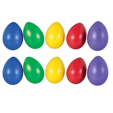 Westco Educational Products 2.5 Jumbo Egg Shakers, 5 Per Set, 2 Sets (WEPSH90035-2)