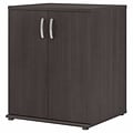 Bush Business Furniture Universal 34 Floor Storage Cabinet with 2 Shelves, Storm Gray (UNS128SG)
