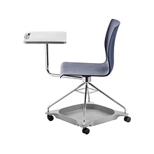 National Public Seating CoGo 25 Mobile Tablet Chair, Blue/Gray (COGO-04)