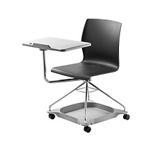 National Public Seating CoGo 25 Mobile Tablet Chair Chair, Black/Gray (COGO-10)