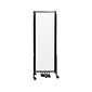 National Public Seating Robo Freestanding 7-Panel Room Divider, 72"H x 164"W, Clear Acrylic (RDB6-7CA)