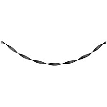 Creative Converting Touch of Color Crepe Streamer, Black, 6/Pack (DTC078030STRMR)