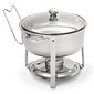 Gibson Home Sangerfield 6-Piece 4.5 Quart Round Chafing Dish Set (109542.06)