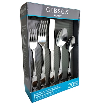 Gibson Home 92648.20 Graylyn Stainless Steel 20-Piece Flatware Set