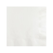 Creative Converting Touch of Color Beverage Napkin, 2-ply, White, 600 Napkins/Pack (DTC259000BNAP)