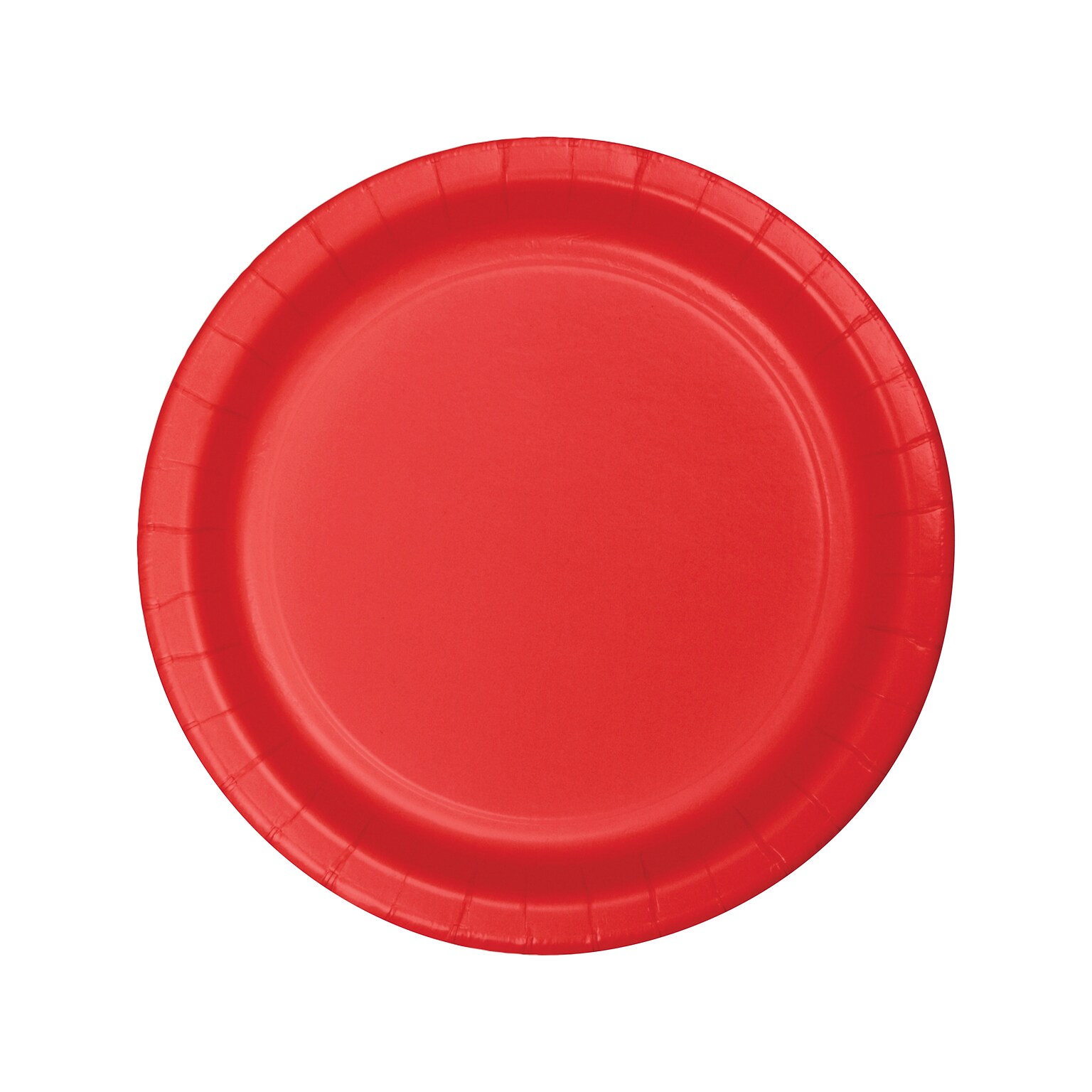 Creative Converting Touch of Color 9 Paper Dinner Plate, Classic Red, 72 Plates/Pack (DTC471031BDPLT)