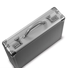 Solo New York Midtown Fifth Avenue Hard-Sided Aluminum Attache, Titanium (AC100-10)