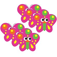 Ashley Dry Erase Magnetic Whiteboard Erasers, Butterfly, Pack of 6 (ASH10008-6)