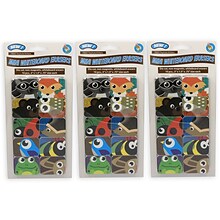 Ashley Productions® Dry Erase Non-Magnetic Mini Whiteboard Erasers, Keyhole Kritters, 10 Per Pack, 3