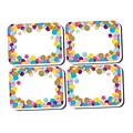 Ashley Productions® Dry Erase Non-Magnetic Mini Whiteboard Erasers, Confetti, Pack of 10 (ASH78008)