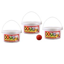 Hygloss Dazzlin Dough, Red, 3 lb. Tub, Pack of 3 (HYG48301-3)