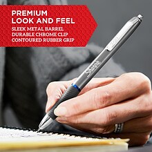 Sharpie S-Gel Metal Barrel Retractable Gel Pen, Medium Point, Black Ink, 2/Pack (2134918)