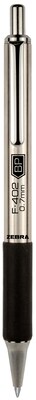 Zebra F-402 Retractable Ballpoint Pen, Fine Point, 0.7mm, Black Ink, 2 Pack (29212)