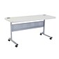 NPS® Flip-N-Store Training Table, 24 x 60, Speckled Gray  (BPFT24601)