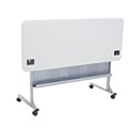 NPS® Flip-N-Store Training Table, 24 x 60, Speckled Gray  (BPFT24601)