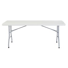 NPS® Heavy Duty Folding Table, 30 x 72, Speckled Gray (4 Pack)  (BT30724)