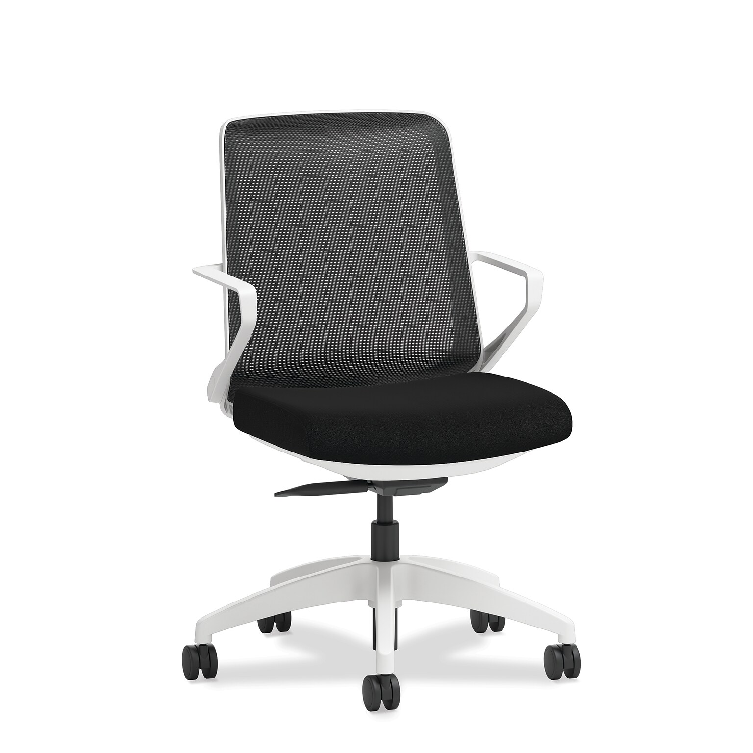 HON Cliq Polyester Swivel Task Chair, Black/Centurion Black (HONCLQIMCU10DW)