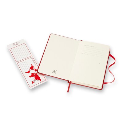 Moleskine Pocket 1-Subject Professional Notebooks, 3.5 x 5.5, Narrow Ruled, 96 Sheets, Red (930000