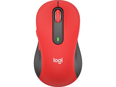 Logitech Signature M650 Wireless Optical Mouse, Classic Red (910-006358)